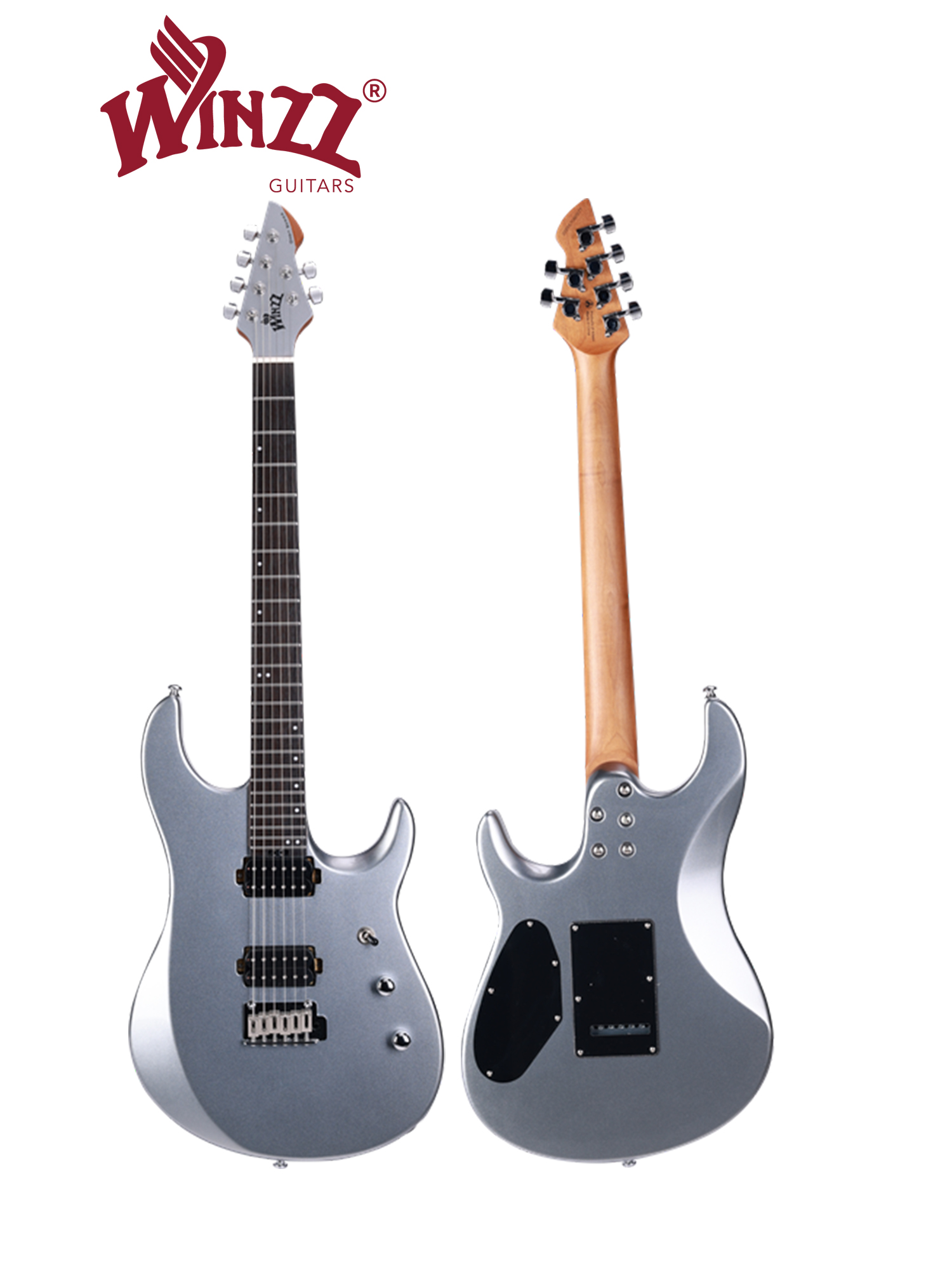 WINZZ Design Glossy Orbit Series 39' Guitarra eléctrica WOS100-24 GS