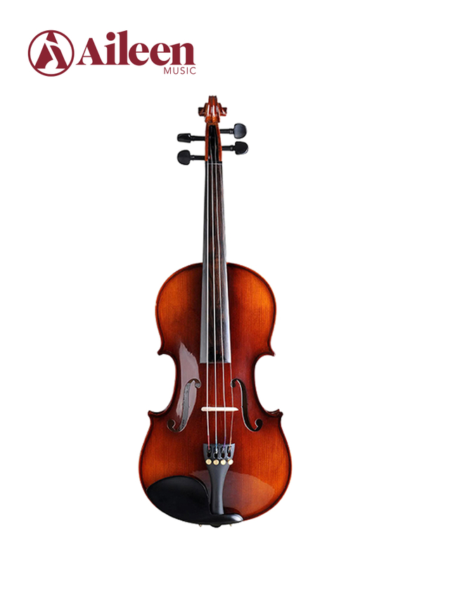 Tapa de abeto macizo de grado general, parte trasera y lateral de arce macizo, violín estudiantil 4/4-1/16 AVL18