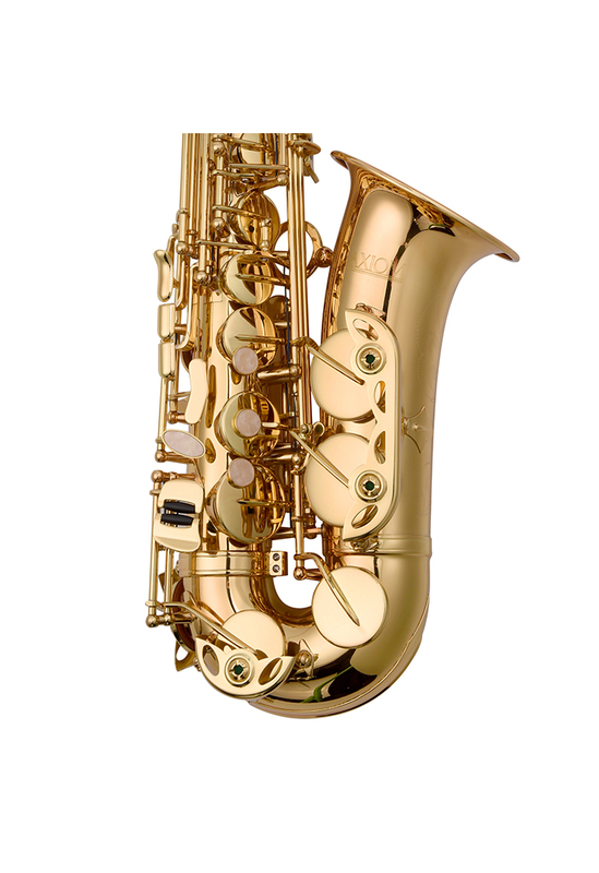 Sp1001g de alta calidad ser llave de oro lacado alto saxofón