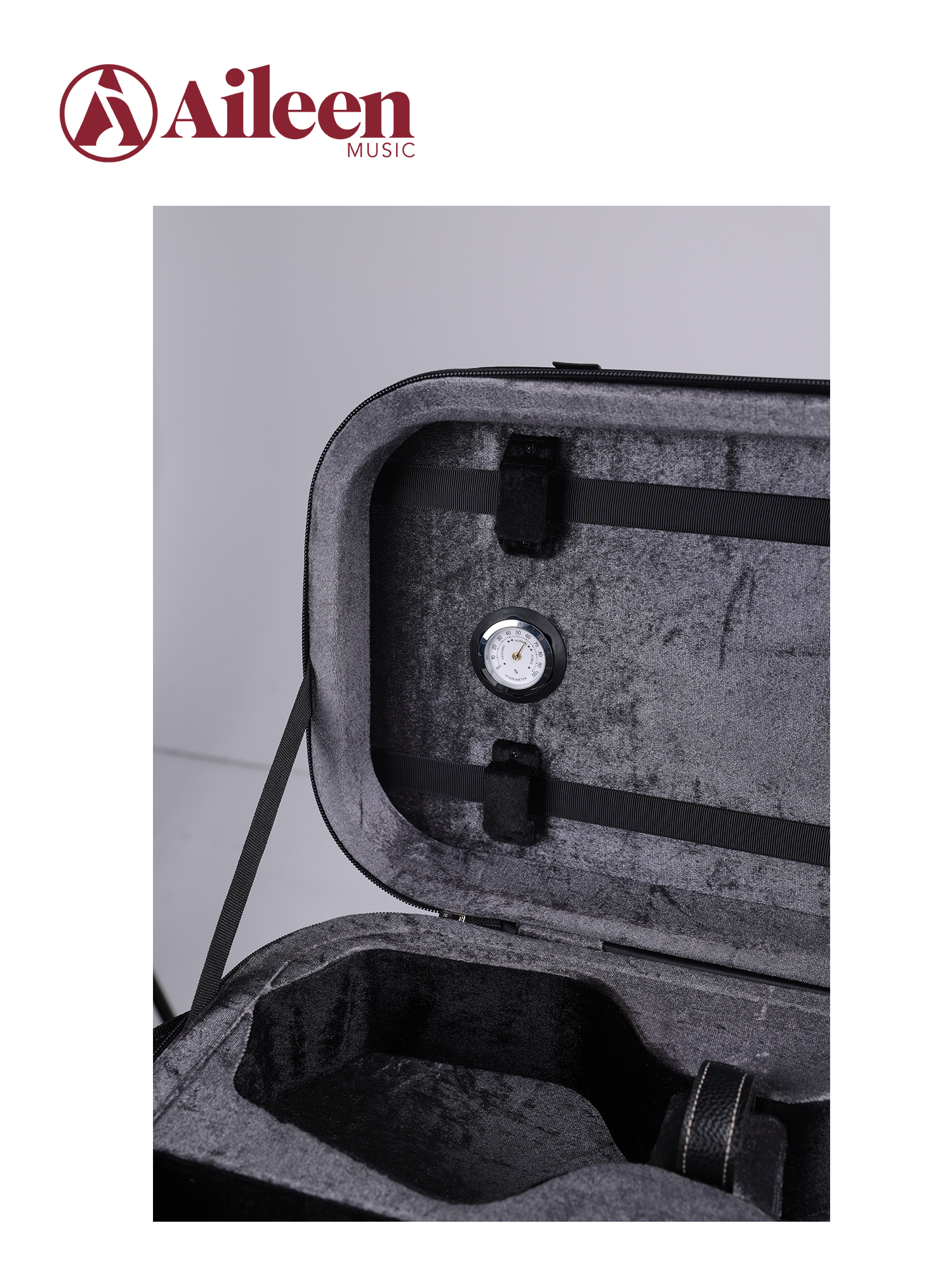 CSV327BH Precio al por mayor 4/4 Estuche de luz de violín de espuma de forma oblonga