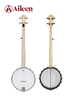ABO189 Instrumentos musicales Acabado mate Estilo abierto Remo Head Banjo de 5 cuerdas