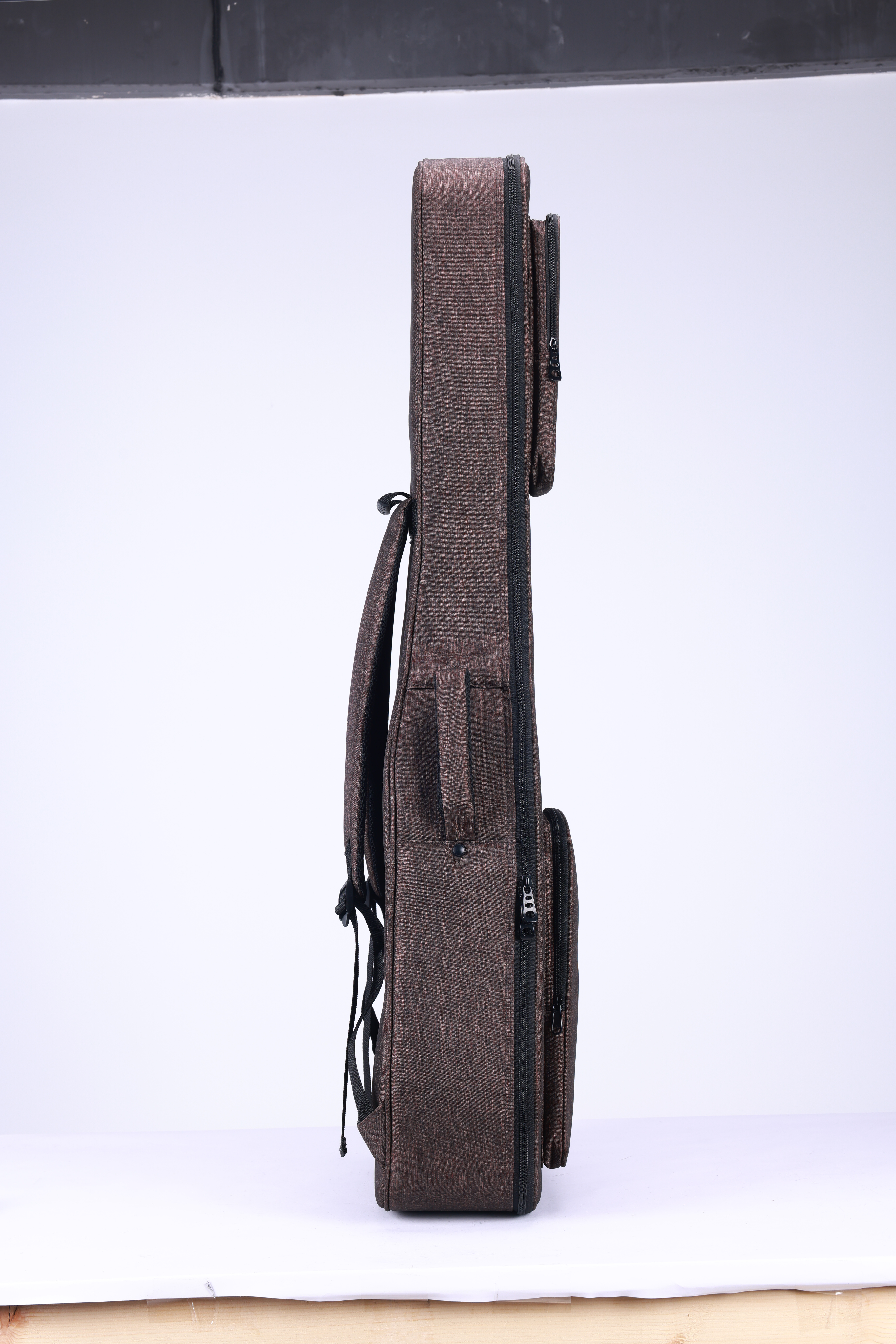 BGW5018 Bolsa de guitarra acústica de tela de terciopelo de copo de nieve de color marrón al por mayor de fábrica 500D