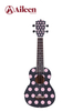 AU02A Nuevo ukelele superior UV de madera contrachapada de tilo de 21 '