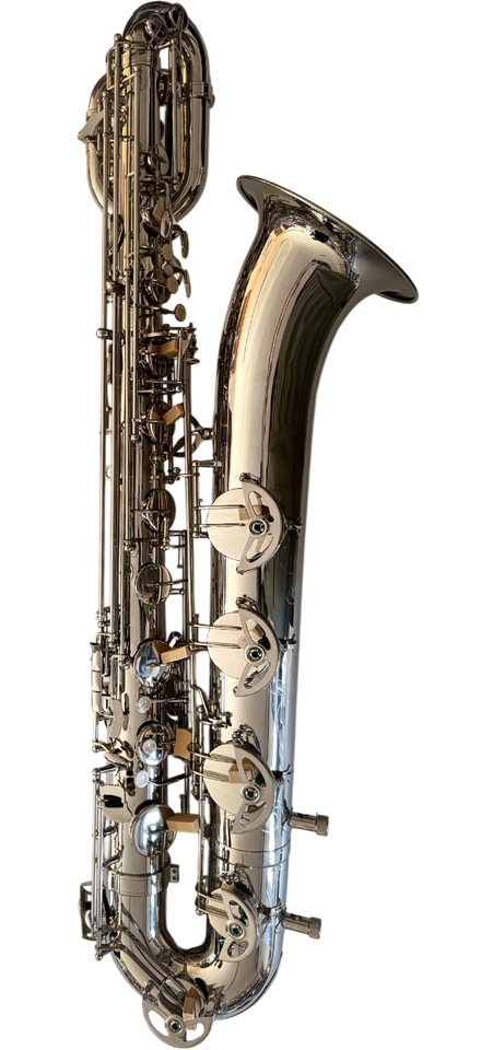 SP0111N Mayorista Profesional barato Be Key Nickel Saxofón de barítono con níquel