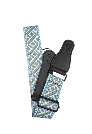 Correa de guitarra de nylon de estilo bordable al por mayor de fábrica GS130