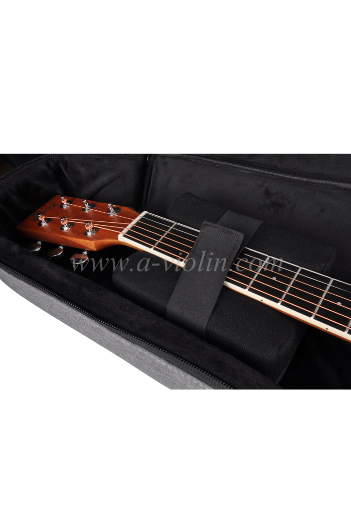 [Aileen] Funda para guitarra acústica de color gris suave de 41'' (BGW720B)