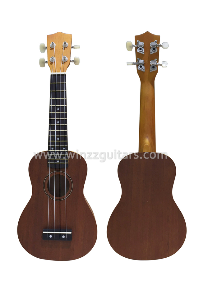 Nuevo ukelele de cuerdas normales superior de madera contrachapada de sapeli (AU006L)