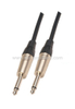 Cable de guitarra de PVC con conector de níquel profesional de 6 mm (AL-G027)