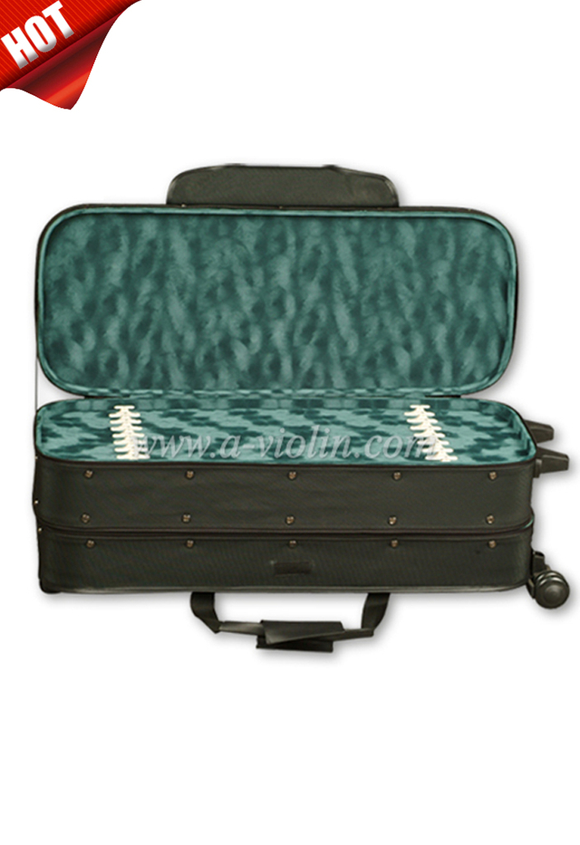 Estuche para violín de madera Multi-Ply de Oxford exterior para 4 violines (CSV401)