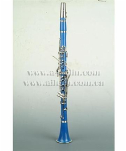 ABS azul claro 17 teclas Bb clave clarinete colorido (CL3071-azul)