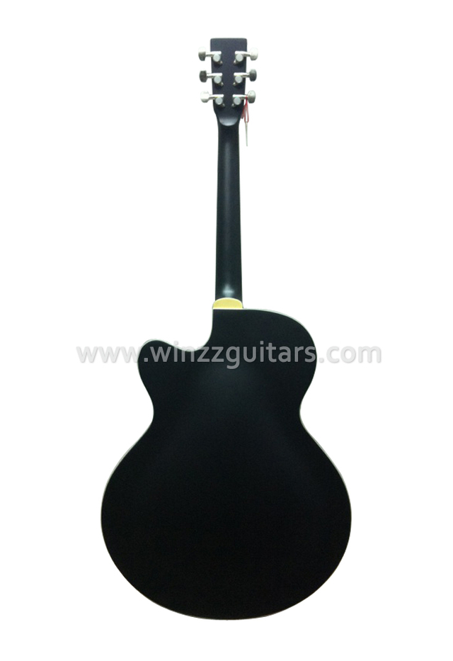 Guitarra Dobro Resonador de Cuello Redondo de Madera Laminada (RGS93E)