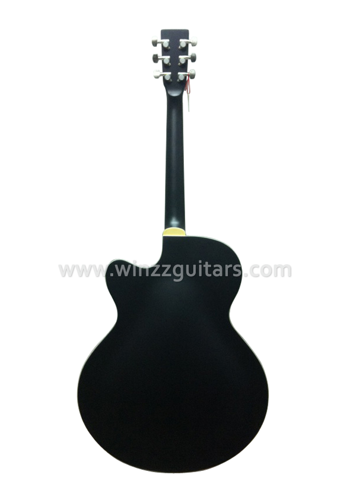 Guitarra Dobro Resonador de Cuello Redondo de Madera Laminada (RGS93E)
