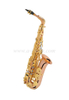 Saxofón alto estilo S curvo con almohadillas de calidad (SP1011R-G)