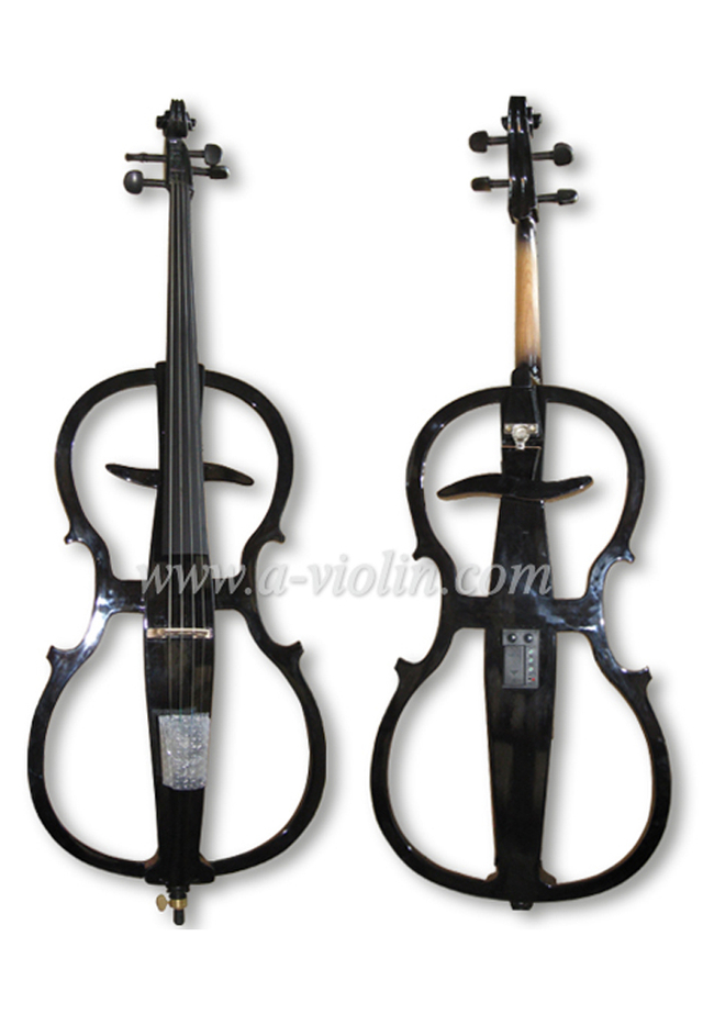 Violonchelo eléctrico tallado a mano 4/4 de Solidwood (CE008B)