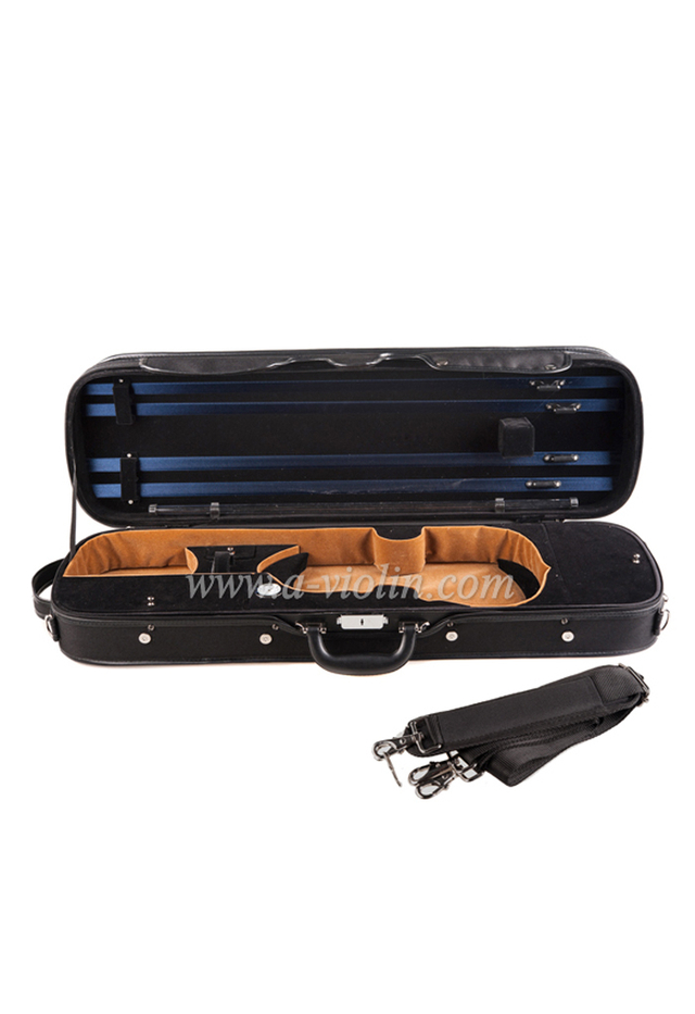 Estuche de violeta duro de terciopelo interior de forma agradable (CSV007D)