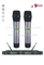 Micrófono inalámbrico UHF MIC de receptor dual de instrumento musical (AL-2000UM)