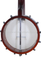 18 trastes Sapele cuerpo de madera contrachapada Remo cabeza Banjo mandolina (AB12-M)