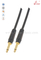 Cable de enlace de guitarra de PVC negro 64x0.12 Cable de guitarra Spiral Shield (AL-G029)