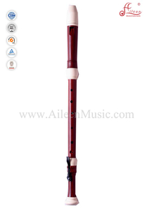 Flauta grabadora de tenor de madera de estilo barroco ABS (RE2448B)
