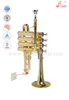 Goden lacado Bb tecla Piccolo Trompeta/Bolsillo/Mini Trompeta (PCT811G)