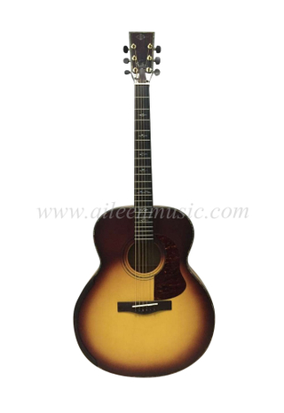 Solid Sitka Spruce Top Nomex Top Jumbo Flattop Guitarra acústica (AA1210J)