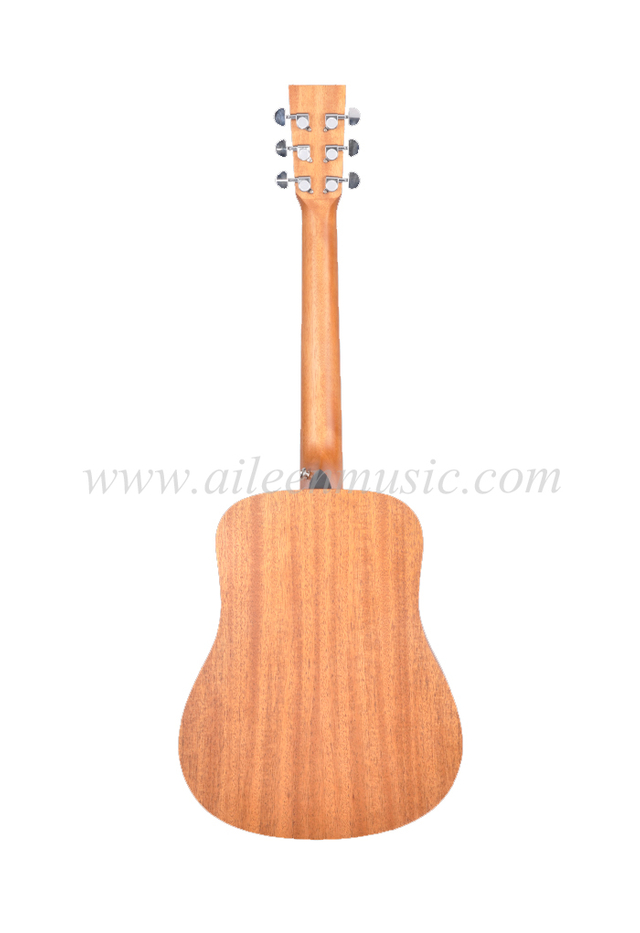 34 "Baby Style Mini D Shape Guitarra acústica para estudiantes de alta calidad (AF77L-MD)