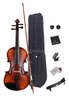 Conjunto de violín de estudiante avanzado de madera maciza seleccionada con todos los accesorios (VG107S)
