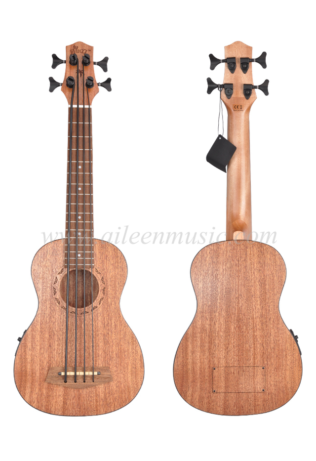 Nuevo producto Mahogany Plywood Top Ukulele Bass (AUB07LHE)