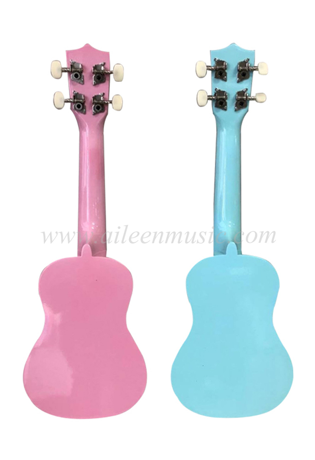 Diapasón de plástico colorido Soprano Sparkle Ukulele (AU01SP-21)
