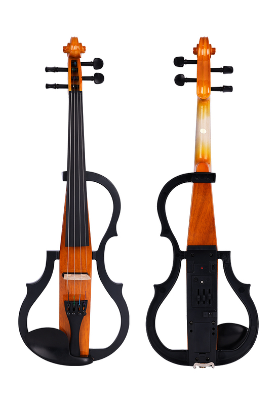 Violín eléctrico sólido Okoume 4/4 avanzado con salida EQ (VE120P)