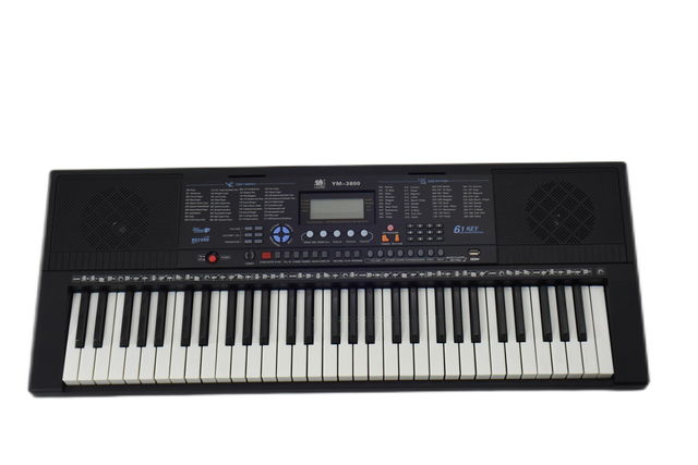  61 teclas/teclado eléctrico con pantalla LCD (MK613800)