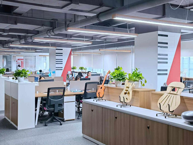 exposición de oficinas