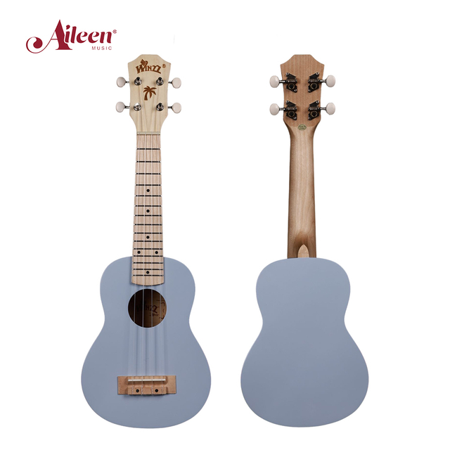 Ukelele personalizado Soprano Color de contraste Ukelele de 21 pulgadas (AU-C00)