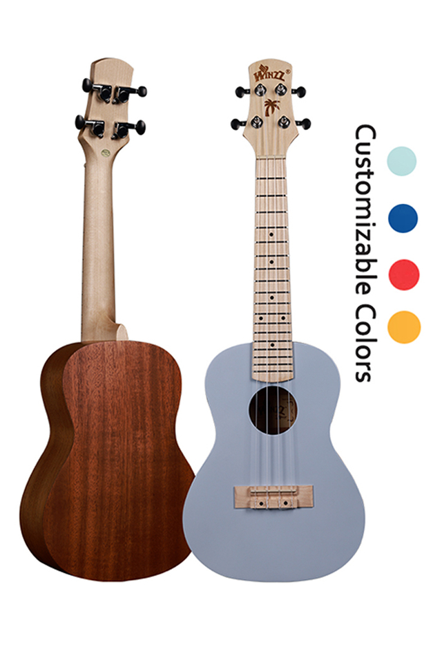 Ukelele de 23 pulgadas para viajes/niños/jugadores jóvenes/jugadores femeninos (AU-C17)