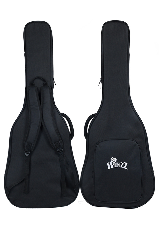 Bolsa de guitarra acústica de 41 pulgadas de tela oxford 600D color negro (BGW6010)