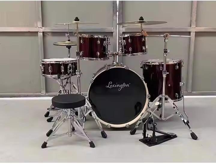 DSET-210B Batería para adultos OEM de buena calidad con cubierta de Pvc de 5 piezas Jazz Digital Drum Set