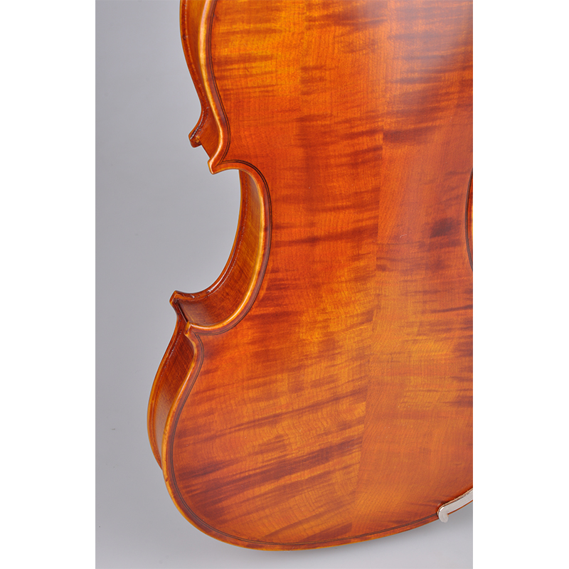 Violín de arce flameado con estuche, traje de violín de grado medio (VM110H)