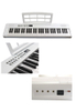 EK-F6101 Nuevos instrumentos musicales 61 teclas de 20 mm de ancho teclado plegable
