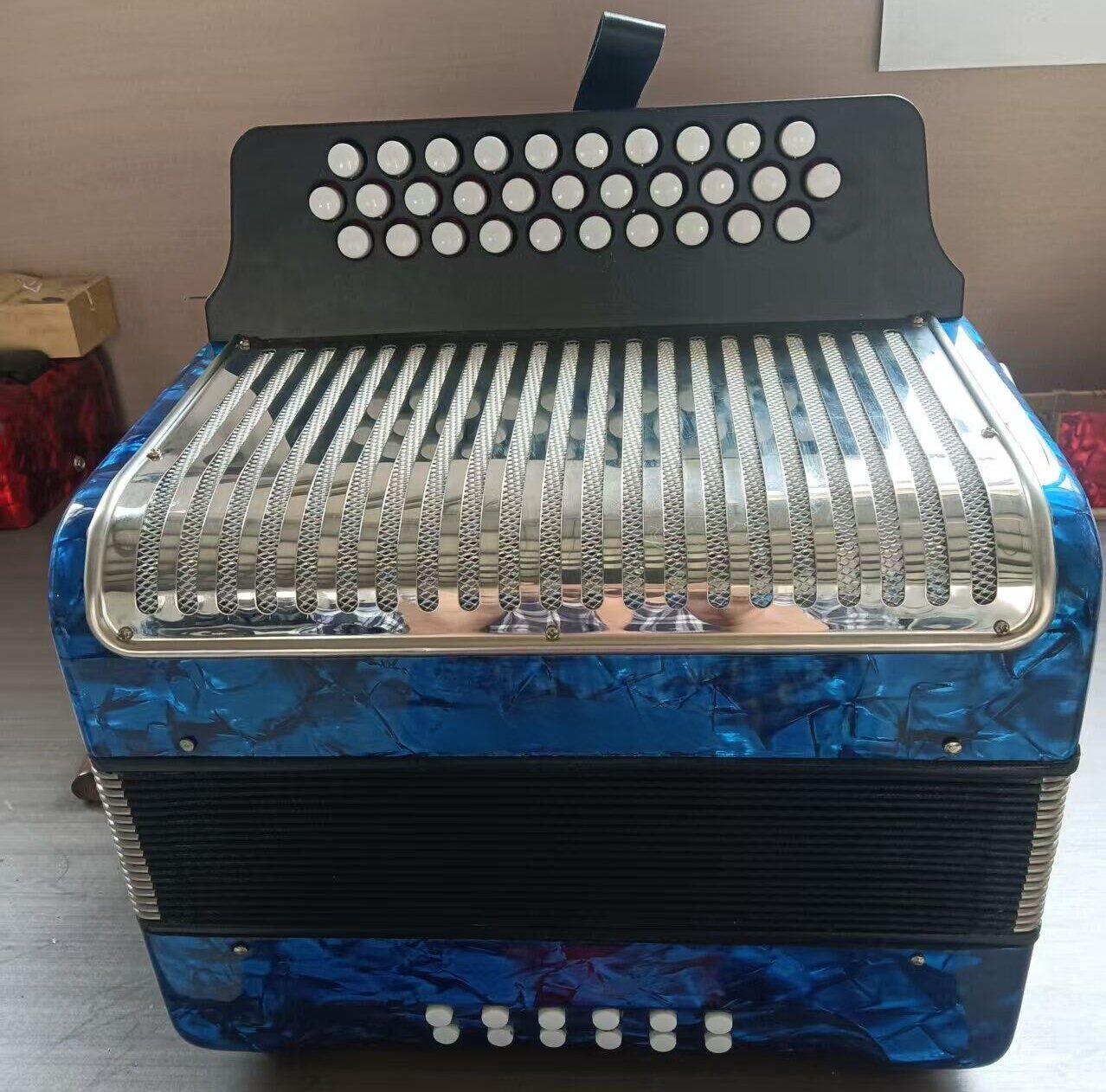 B3112SB Grilla de acero inoxidable 31 botón 12 botón de bajo