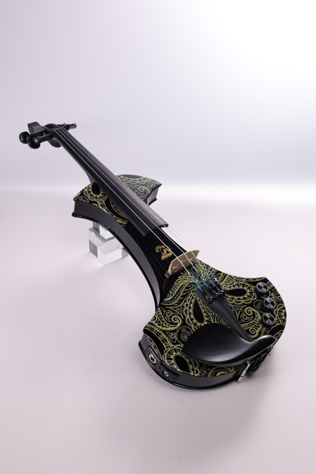 AV-D501 Patente de diseño Función de reverberación/retardo/coro Violín eléctrico 4/4