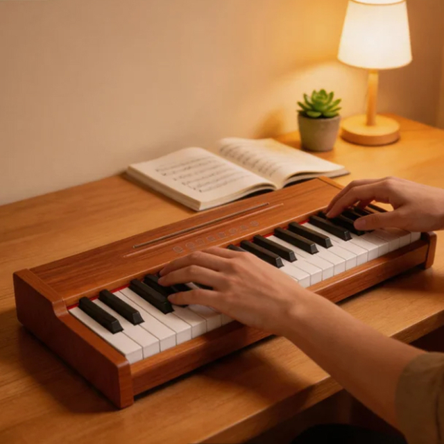 EK3701W Botones sensibles al tacto BT Audio Teclado musical profesional Teclado eléctrico de 37 teclas