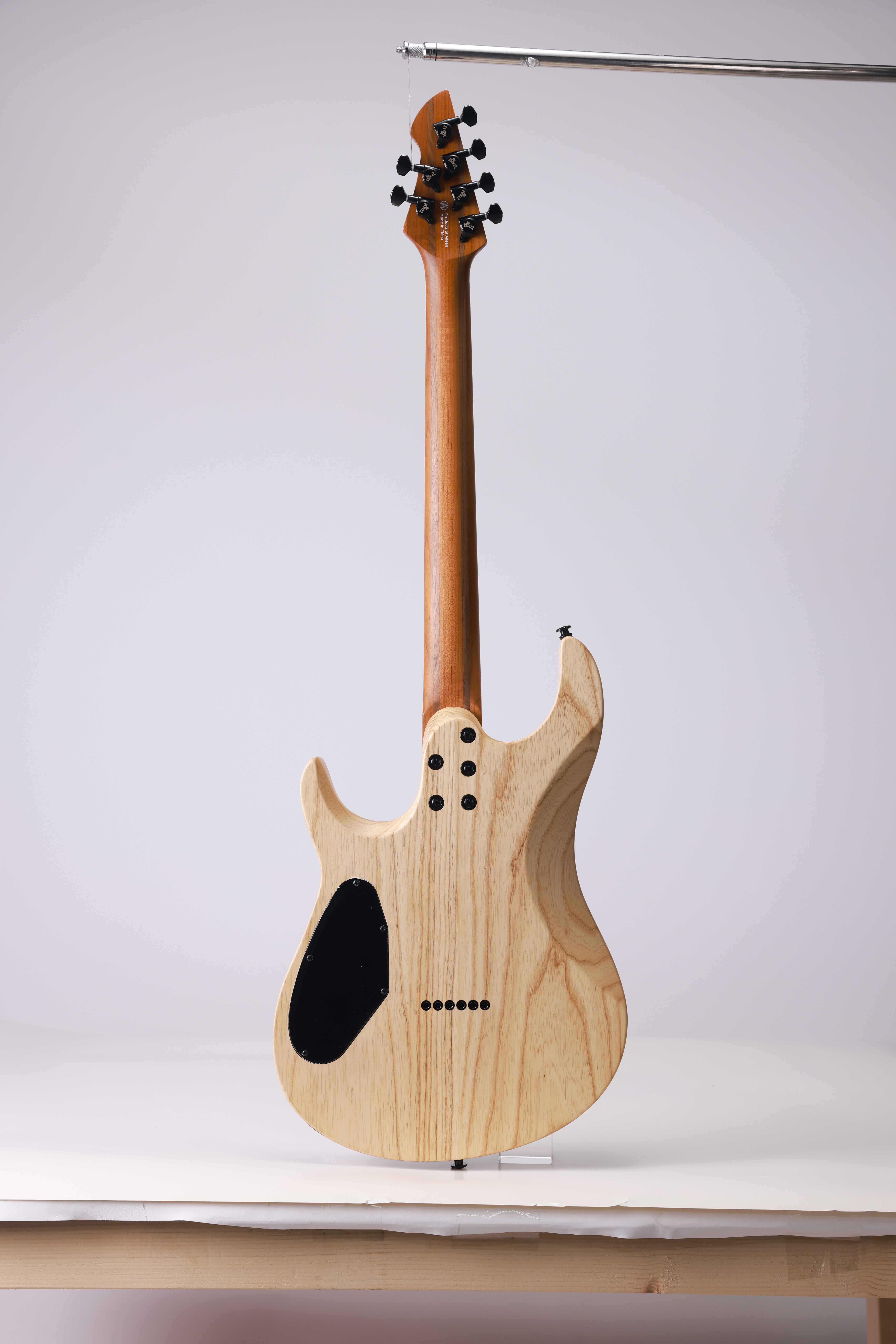 WOS150-24-AP Winzz Nuevo diseño Swamp Ash + Poplar Burl Top Guitarra eléctrica de 6 cuerdas