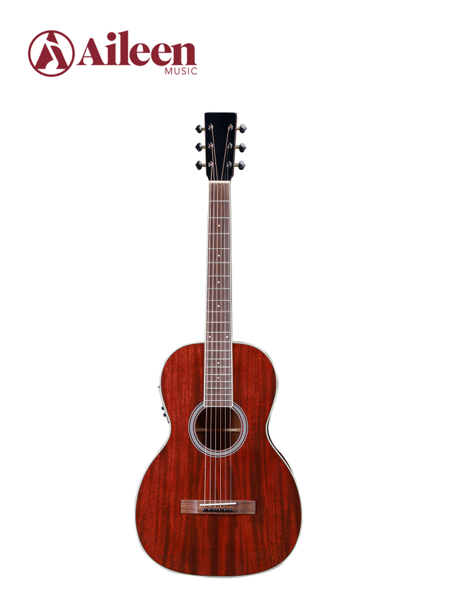 AF-P77LE Venta caliente de madera contrachapada de caoba 38 'guitarra acústica de salón