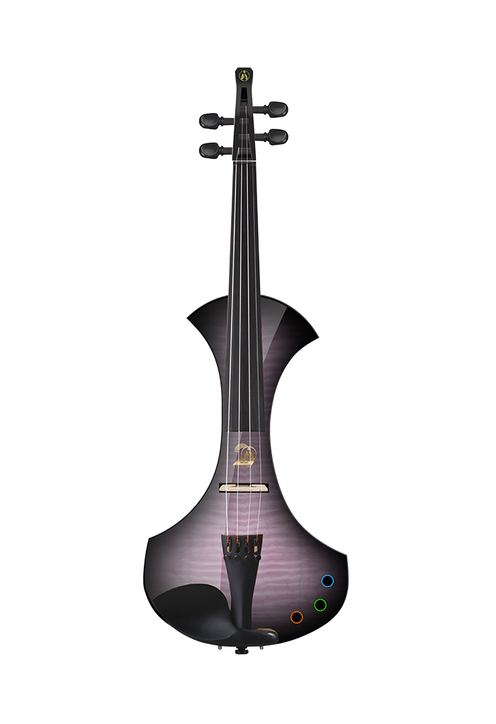 AV-D501 Nuevo The 20th Anniversary Decal Paper Design Patente Violín eléctrico 4/4