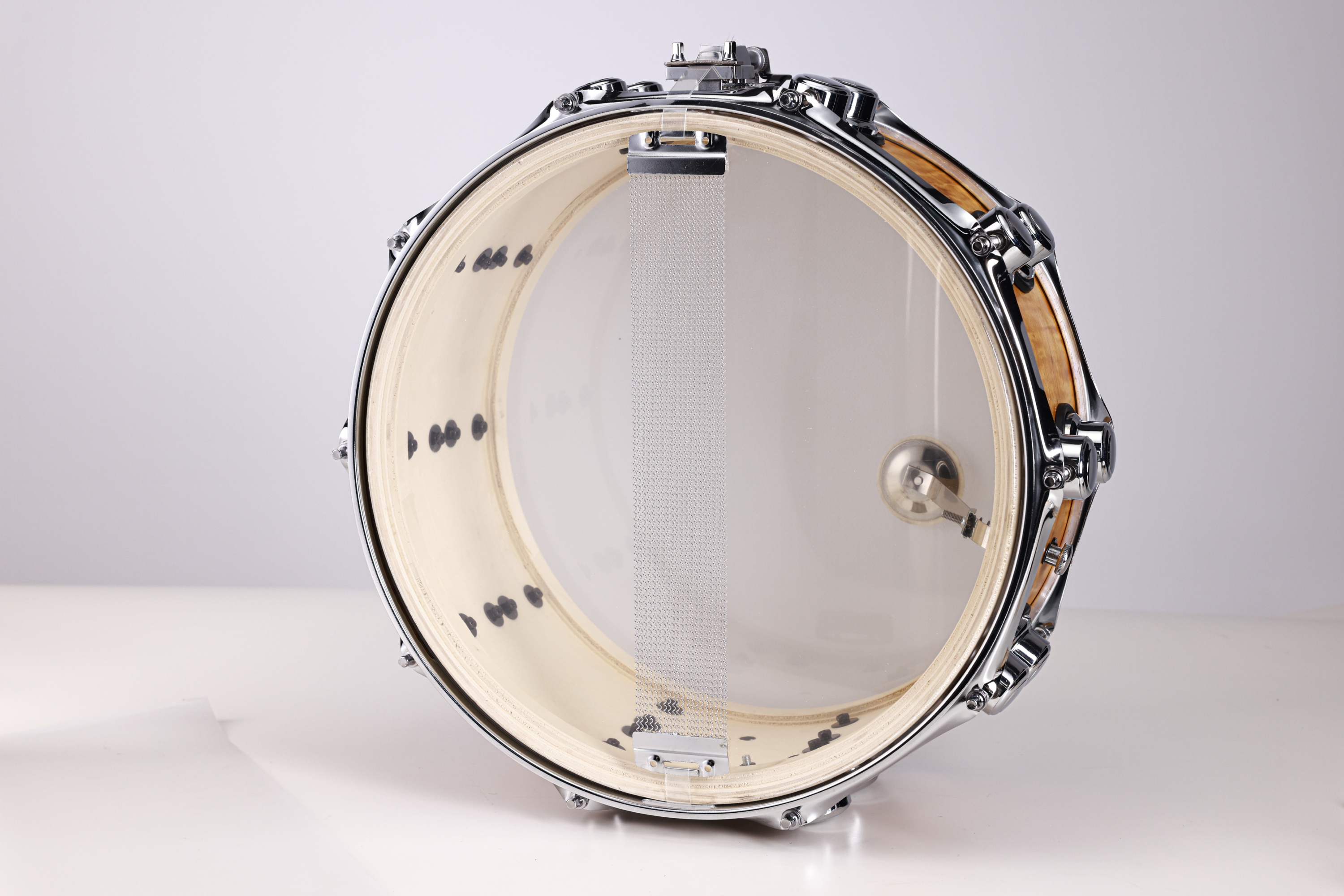 SD311M Tambor profesional de madera de 14' x 6.5' con casco de álamo y anillo de refuerzo 