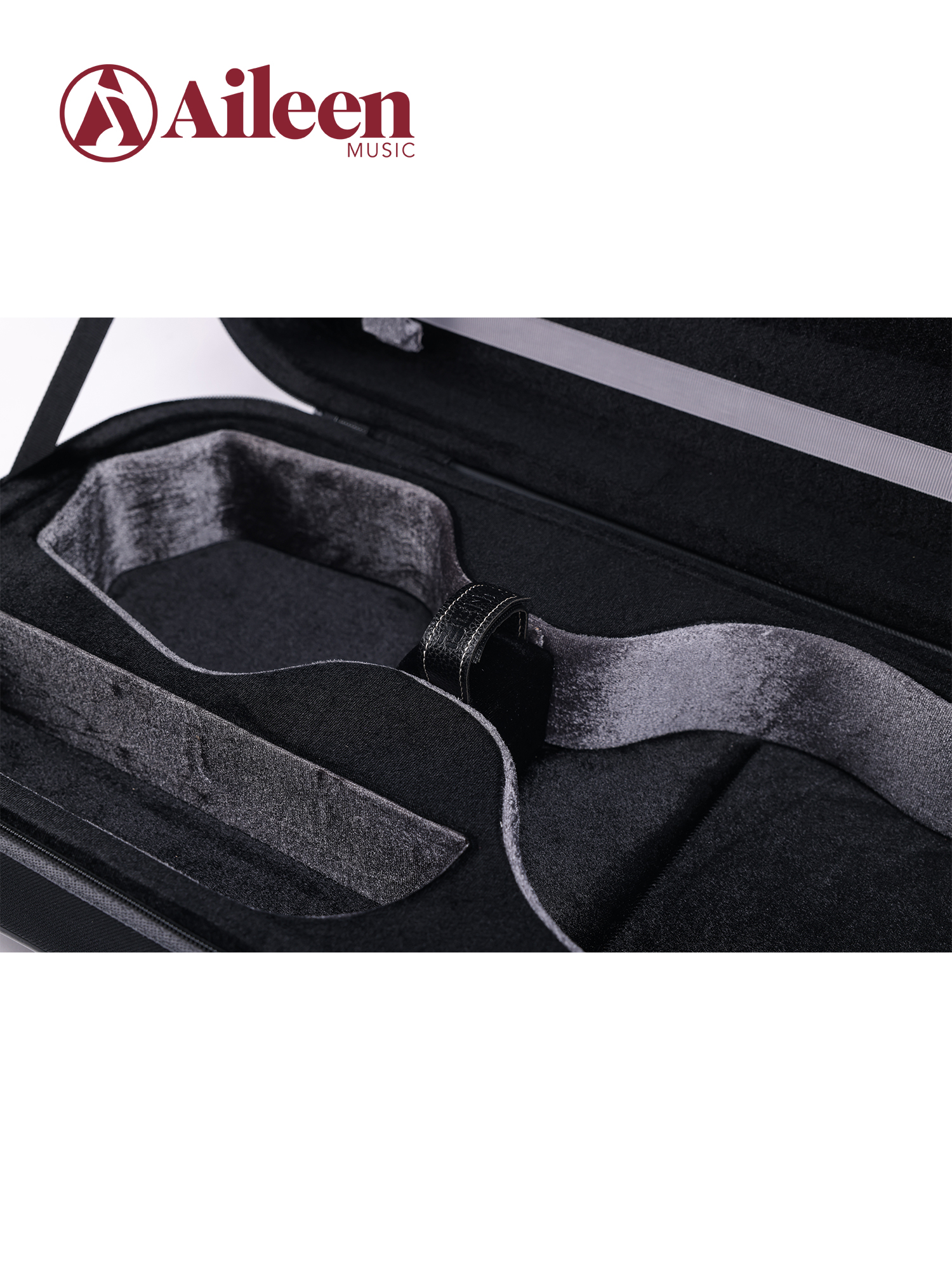 CSV005B Estuche de espuma con forma oblonga para instrumento musical de alta calidad Estuche ligero para violín 4/4 