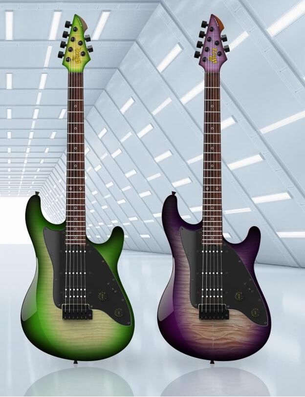 WGS150MF Professional Winzz Design Gravity Series S Model Pro Glossy Edintre Guitarra eléctrica