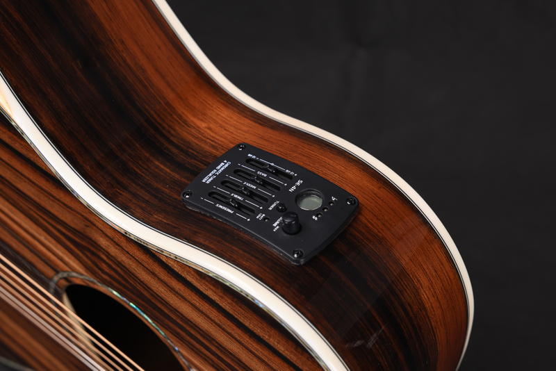 WAG902E-OM Instrumento musical Winzz Material exótico OM Shape 40 'Guitarra acústica