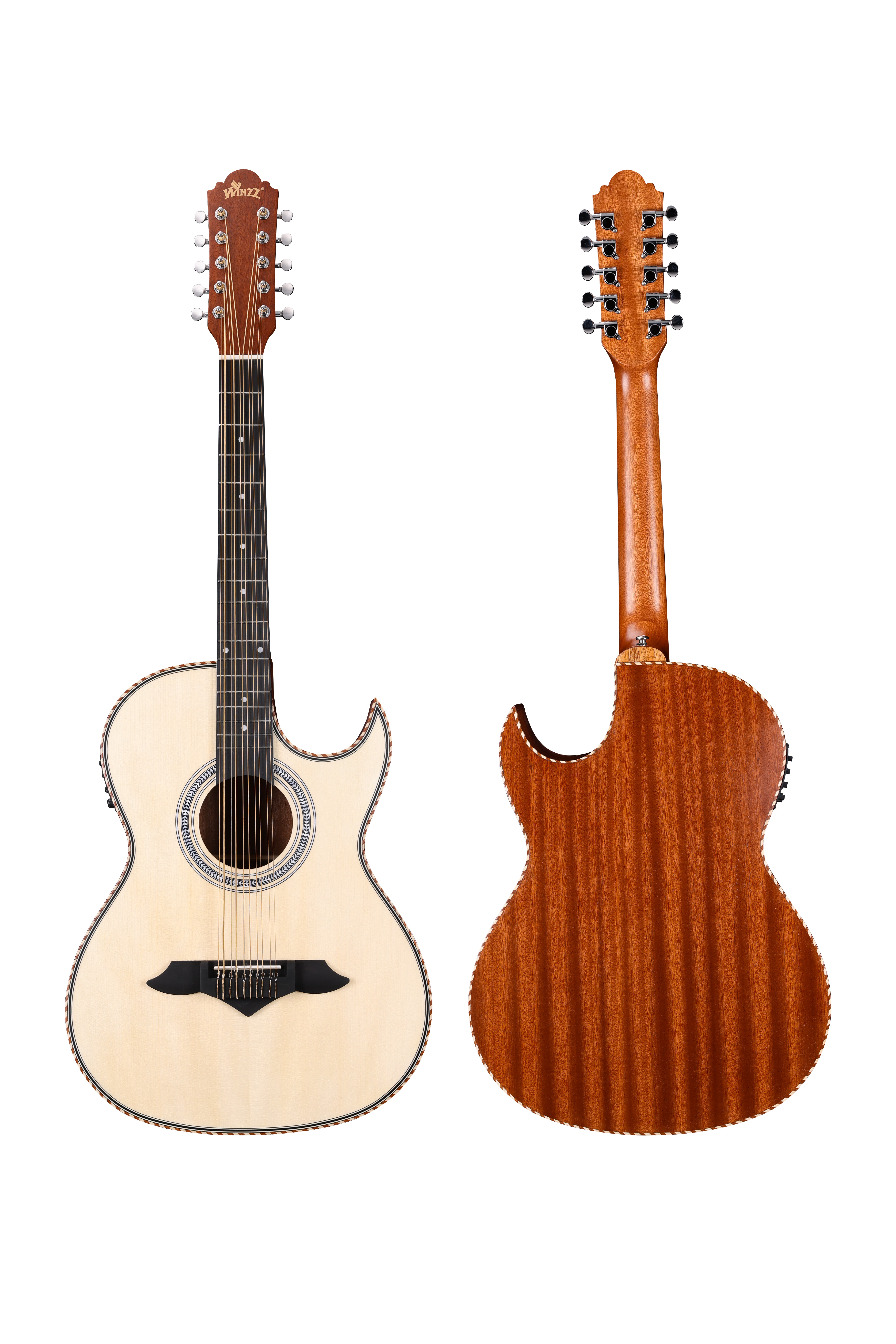 AF16CE-10 Venta caliente 10 cuerdas 41 'guitarra acústica para estudiantes 