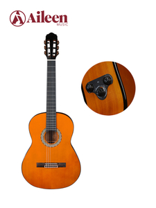 Guitarra clásica eléctrica Winzz Solid Top Flamenco 39' (WCG190E) 
